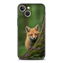 Phone Case For iPhone 17 16e 15 14 13 12 11 Pro Max SE 7 8 Plus Shell iPhone 16 Soft TPU Cover Cartoon Animal Bear Fox Squirrel For iPhone 17 Pro gray