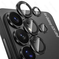 Metal Ring+Tempered Glass Individual Camera Protective Film for For Samsung Galaxy S26 Ultra S26Ultra S 26Ultra 5G HD Rear Lens Cap for Galaxy S26 Ultra gray