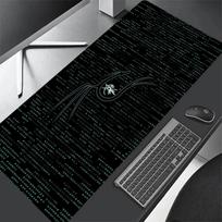 Kali Linux Pelės kilimėlių įmonė Pelės kilimėlis X Natūrali guma Neslystantis Klaviatūros stalo kilimėliai Kawaii Didelis nešiojamam kompiuteriui Žaidimų pelės kilimėlis 800x300x2mm black