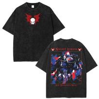 Warhammer 40K Išdavikų Legijos Chaoso Kosminiai Jūreiviai Horuso Heresija Vintage Marškinėliai S black