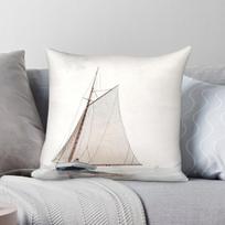 Sailing Off Gloucester Winslow Homer Square Pillowcase Polyester Linen Velvet Creative Zip Decorative Pillow Case Home Cover 40X40CM white