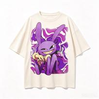 2026 The Amazing Digital Circus Jax Graphics Tshirt Unisex Unisex Summer 100 Cotton Clothing Cartoon Short Sleeve Tops Streetwear S purple