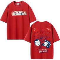 Vienas noras gluosnis apsėdimas siaubo filmas marškinėliai unisex unisex mada retro 90-ųjų Harajuku marškinėliai medvilniniai kasdieniai aukštos kokybės marškinėliai M red