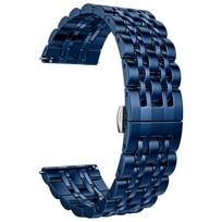 18/20/22mm nerūdijančio plieno apyrankė Huawei GT 6 Pro 5 Runner 2, apyrankė Amazfit Balance 2 T-Rex 3 Pro Suunto Nautic S dirželiai 22mm mėlyna