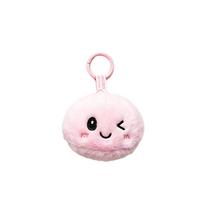 Cartoon Dumpling Squishy Plush Keychain Blind Box Soft Stress Relief Creative Fidget Toys Bag Accessory Decorate Kids Gifts white