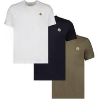 Moncler Pack Of Three Crewneck T Shirt K10918C00026829H83P3 XXXL black