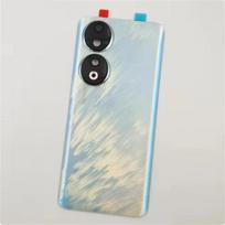 Glass Back cover For Honor 90 Honor90 Rear Housing Panel Case With Camera Lens Replacement Part mėlyna