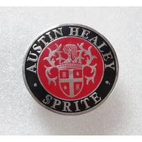 Vintage Austin Healey Bugeye Sprite Bonnet Badge Decal Emblem Brass Made |Fit