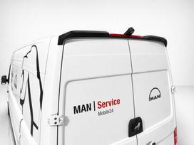 Motordrome Design Roof Spoiler V.1 Barn Doors Volkswagen Crafter Mk2 High Roof H2 / MAN TGE High Roof H2