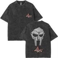 Skalbti Vintažiniai Raperio Mf Doom Madvillainy The Illest Villains Grafiniai Marškinėliai Unisex Laisvalaikio Per dydį Marškinėliai Unisex Hip Hopo Trendo Marškinėliai L black