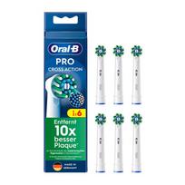 Oral-B  Pro Cross Action Replaceable Toothbrush Heads, 6-pack, White | refill Pro Cross Action | 8006540860373
