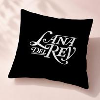 Celebrity Lana Del Rey Cushion Cover Premium Reversible Pillow Cover in Dual Comfort Decor for Home  Car 40cmx40cm(16x16Inch) white