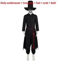 Kpop Demonas Medžiotojas Shaga Berniuko Kostiumas Su Spausdintu Dizainu Cosplay Renginiams Shaga Boy,Kid 130cm black