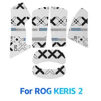 Mouse Grip Tape Sticker Non Slip Suck Sweat For Rog Keris 2/2 Ace Wireless Gaming Mouse Anti-Slip Sticker Gamer Accessories as the picture white