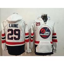 Mens Fleece-Lined Hooded Ice Hockey Sweatshirt With Embroidered Winter Sportswear Team Practice XXXL