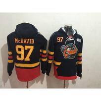 Mens Fleece-Lined Hooded Ice Hockey Sweatshirt With Embroidered Winter Sportswear Team Practice XXXL