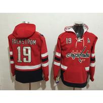 Mens Fleece-Lined Hooded Ice Hockey Sweatshirt With Embroidered Winter Sportswear Team Practice XXXL