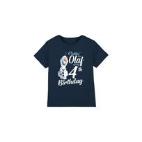 Frozen Childrens/Kids Chillin Like Olaf 4th Birthday T-Shirt 5-6 Years tamsiai mėlyna