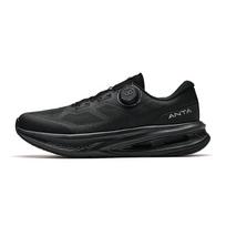 Anta Soft Cushioning Comfortable Trendy Shock Absorbing Non-Slip Low-Top Training Running Shoes Men sneaker Black 112527711-6 40 black