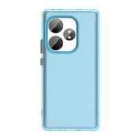 Frosted Case For Realme GT6 Global Cover Realme GT 6 6T Funda Coque Matte Translucent PC TPU Edge Back Phone Bumper Realme GT6 For Realme GT 6T mėlyna
