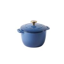Round Cast Iron Dutch Oven 16cm Rice Casserole Cast Iron Rice Cooker Stew Pot Applicable To Cook Rice And Bread Baking Oven Safe gray