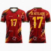 2026 Belgijos Gerbėjo Dovana De Ketelaere Nr.17 Futbolo Marškinėliai Vasaros Sportinis Vyriškas T-shirt Vaikų Moteriški Drabužiai Marškinėlis Dviračių Marškinėliai 5XL