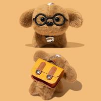 For AirPods 4 3 2 1 Pro Pro2 Pro3 Earphone Case 3D Cartoon Plush Bear Puppy Headphone Box Stuffed Toy Backpack Cover AirPods1