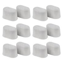 Aktyvuotos anglies vandens filtrai kavos aparatui, keičiami, 12 vnt. pakuotė 12pcs gray
