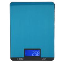 Kitchen Scale Rechargeable High Accuracy Waterproof Portable Electronic Scale for Food blue