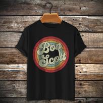 Rock Music Bon Scott AC/DC T-Shirt Highway to Hell Powerage High Voltage Retro Unisex T-Shirt XXXXL black