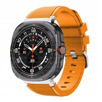 Men Silicone Strap for Samsung Galaxy Watch Ultra 2025 47mm Sports Wrist Bracelet for Galaxy Watch Ultra 2024 47mm Accessories Galaxy Ultra 47mm black