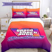 Grand Theft Auto Customizable Name Bed CoverBed Suitable for Decorate room Breathable Duvet Cover Home Decor Gift for Festivals 140cmx210cm