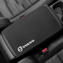 Car Armrest Pad Center Console Box Cover Protector Cushion For Volvo V60 V40 XC90 S60 XC60 EM90 V50 V70 S90 XC40 S80 T6 V90 EX30 black