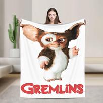 Gizmo Mogwai Monster Gremlins  Blanket  Soft Novelty Plush Bedding Throws For Bedroom Travel Office Flannel Bedspread Bed Cover 75x90cm
