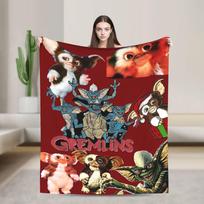 Gizmo Mogwai Monster Gremlins  Blanket  Soft Novelty Plush Bedding Throws For Bedroom Travel Office Flannel Bedspread Bed Cover 75x90cm