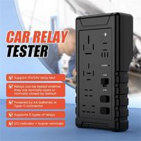 12V/24V Automatic Relay Tester with Type-C & Battery Power - Test NO/NC 4Pin/5Pin Relays red