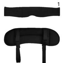 1 Set Flights Travel Pillows Pure Memory Neck Pillow Eye Mask Comfortable Breathable Cover Machine Washable Airplane Travel Kit black