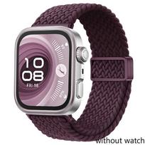 Nailono magnetinis dirželis Huawei Watch Fit 4/3, pintas, kvėpuojantis, skirtas Huawei Watch Fit 4 Pro, sportinis apyrankės dirželis, priedai For Huawei Fit 4 Pro vyšnia