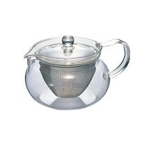 HARIO 450ml Teapot, Round, Capacity, Heat-Resistant Glass, Gift, Present, CHJMN-45T gray
