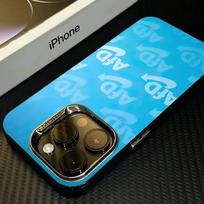 Populiarus logotipas A-AfD iPhone 17 16 15 14 13 12 11 Pro Max Plus matinės spalvos galinis telefono dėklas iPhone 15pro max blue