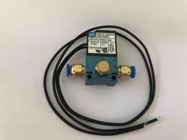 MAC 3 prievadų elektroninis turbokompresoriaus valdymo solenoidinis vožtuvas 35A-ACA-DDBA-1BA 35A-ACA-DDAA-1BA 12v 24v Su 6MM vamzdžių jungtimis Žalvarinis duslintuvas