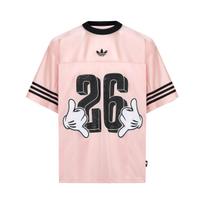 Adidas Originals X Disney Pelėdos Mikio Sportiniai Laisvalaikio Marškinėliai Trumpomis Rankovėmis, Apvalia Kaklo Iškirpte, Unisex T-Shirt KU3105 XL black