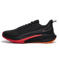 Erke Starlink 3.0 Comfortable Fit Shock Absorbing Wear Resistant Waterproof Breathable Warm Low Top Running Shoes Men sneaker 11124403037-007 43 black