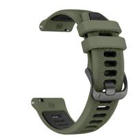 22mm 20mm 18mm Replacement Strap for Garmin Forerunner 265 170 70 255 245 165 645 Venu 4 Stainless Steel Buckle Sport Wristband 20mm Universal gray