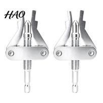 Threaded Insert Extractor Broken Pipe Tool for 1/2 3/4 And 1 Inch Pipes, Hardened Steel Damaged Thread Remover with 1/4 Hex Shank Shower Arms 2pcs gray