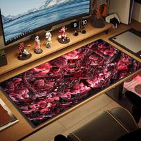 Jujutsu Kaisen Color Mouse Pad Large Gaming Table Cushion Non-slip Laptop Tablet Big Mousepad XXL Mat Mini PC Playmat With Lock edge 30cmx60cm(11.8x23.6inch)