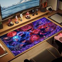 Jujutsu Kaisen Color Mouse Pad Large Gaming Table Cushion Non-slip Laptop Tablet Big Mousepad XXL Mat Mini PC Playmat With Lock edge 30cmx80cm(11.8x31.5inch)