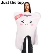 Unisex Halloween Teeth Cosplay Costume Perfect For Parties And Stage Performances Bad Teeth white