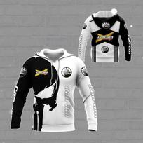 Can-am Pullover Newest Off-road Racing Car Unique Men/Women Cozy Casual Hoodies Sweatshirt Tops S white
