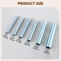 50 Connectors for Tents, Garden Arches, Repair Sleeves Outdoor Camping Pavilions 0.4cm gray